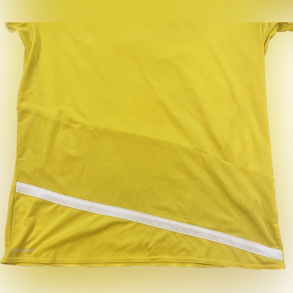 Adidas Soccer Practice Jersey Three Lions United Yellow #6 Size Medium Climacool - Picture 6 of 7